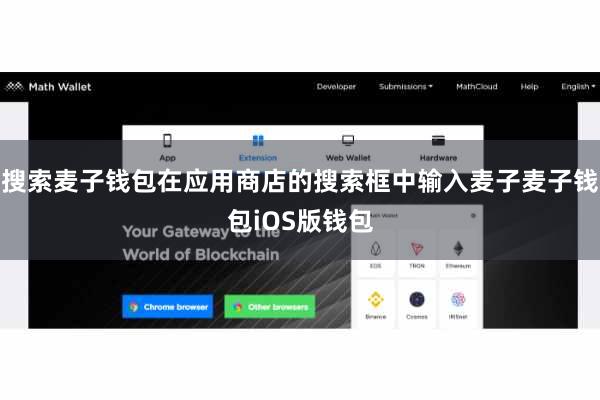 搜索麦子钱包在应用商店的搜索框中输入麦子麦子钱包iOS版钱包