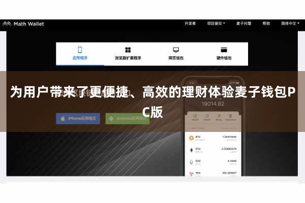 为用户带来了更便捷、高效的理财体验麦子钱包PC版